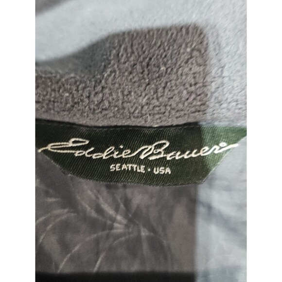 Eddie Bauer Coat Women Black Quilted Puffer Goose Down 550 Fill zip Size Med - Picture 9 of 15